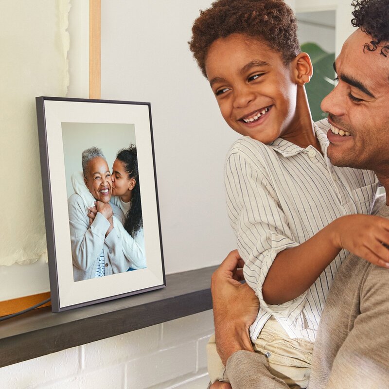 Select image: Image 2 of Aura Aspen Ink with Textured Mat Frame