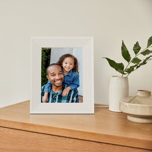 Select thumbnail: Image 1 of Parker 10" Limestone | Aura's Modern Dual-Orientation Frame