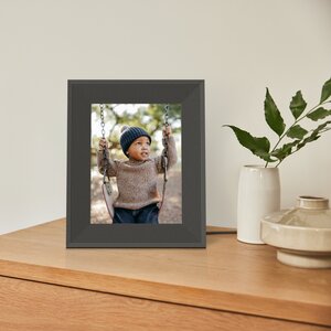 Select thumbnail: Image 1 of Parker 10" Slate | Aura's Modern Dual-Orientation Frame