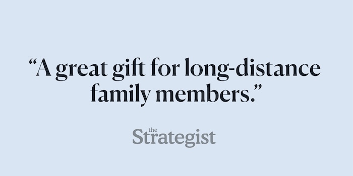 Press quote from The Strategist: A great gift for long-distance family members